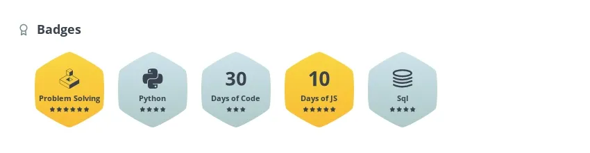 Illustration hackerrank-badge